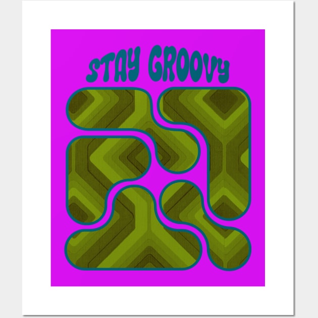 Stay groovy Wall Art by happygreen